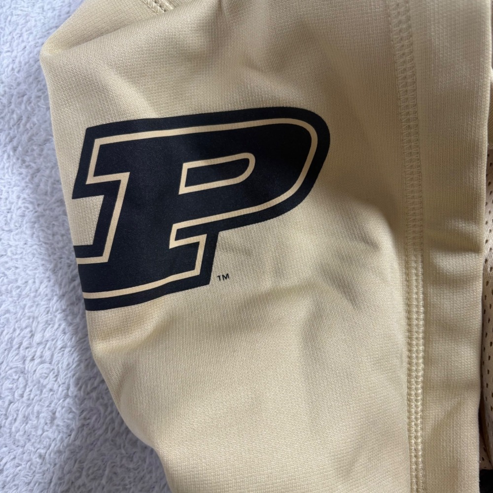 Nike Purdue Boilers Hoodie Mens Medium Black Gold Therma-FIT NCAA Sweatshirt - Picture 5 of 12